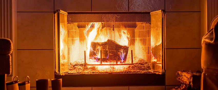 Mendota Hearth Landscape Fireplace Installation in Bullhead City, Arizona